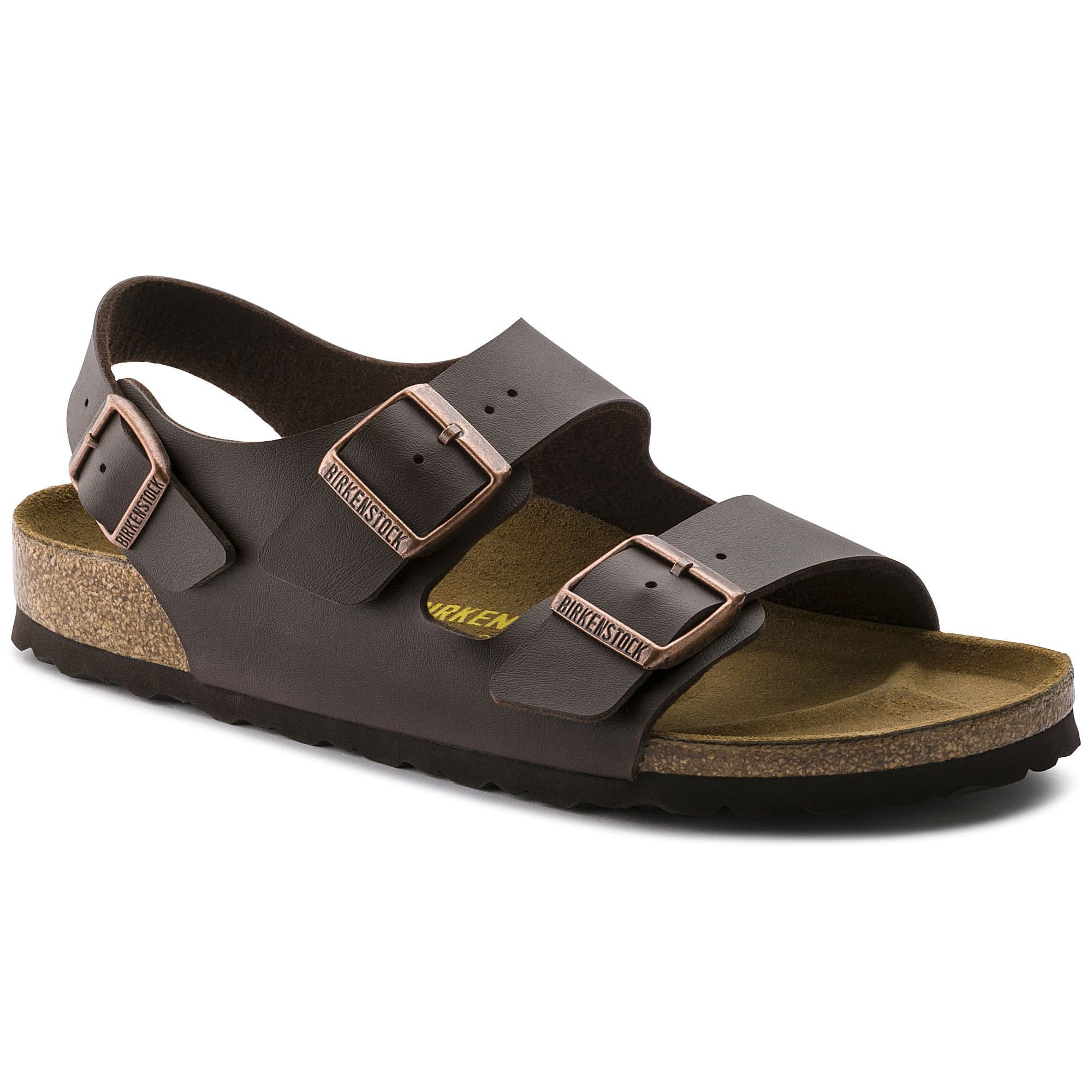 Leather Ankle Strap Footbed Sandals by AERE Online | THE ICONIC | New  Zealand